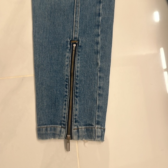 Jonathan Simkhai Denim Long Sleeve Jumpsuit 0 - Picture 5 of 10